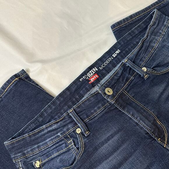 Denizen from Levi's Jeans Dark Wash Modern Slim Fit 34x30 - Picture 3 of 6